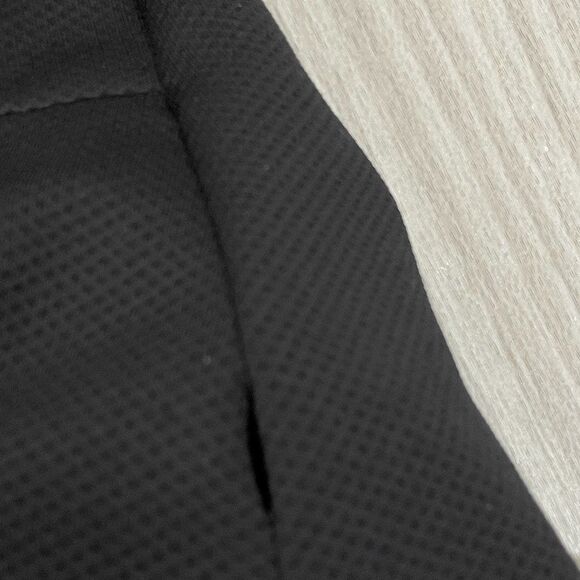 Vince Short Sleeve Crew Neck Knee Length Stretch Midweight Dress Black 12 - Picture 6 of 8